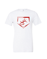 Burleson HS Softball Plate - Tri-Blend Shirt