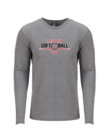 Burleson HS Softball Softball - Tri-Blend Long Sleeve