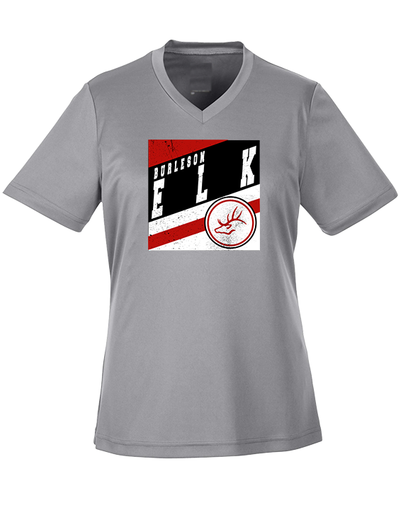 Burleson HS Softball Square - Womens Performance Shirt