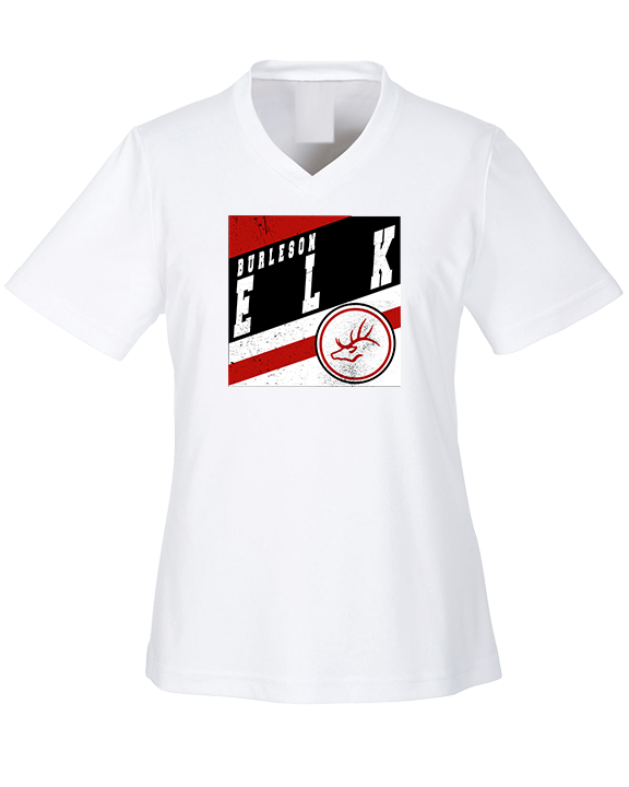Burleson HS Softball Square - Womens Performance Shirt