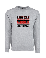 Burleson HS Softball Stamp - Crewneck Sweatshirt