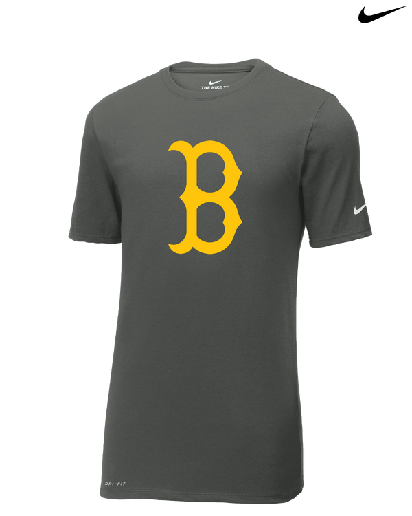 Burnsville HS Baseball B Logo - Nike Cotton Poly Dri-Fit