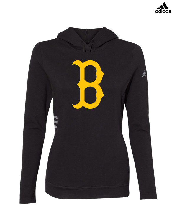 Burnsville HS Baseball B Logo - Adidas Women's Lightweight Hooded Sweatshirt