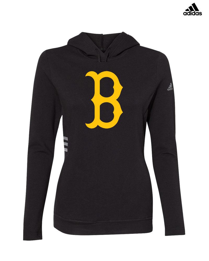 Burnsville HS Baseball B Logo - Adidas Women's Lightweight Hooded Sweatshirt