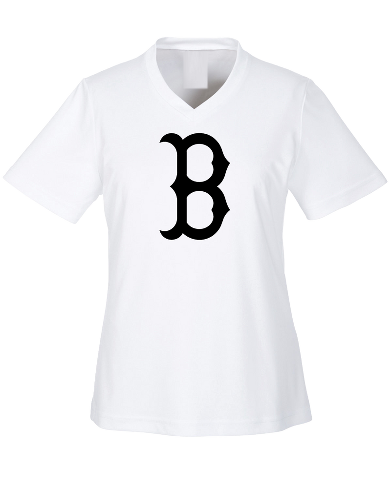 Burnsville HS Baseball B Logo - Womens Performance Shirt