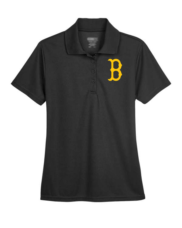 Burnsville HS Baseball B Logo - Womens Polo