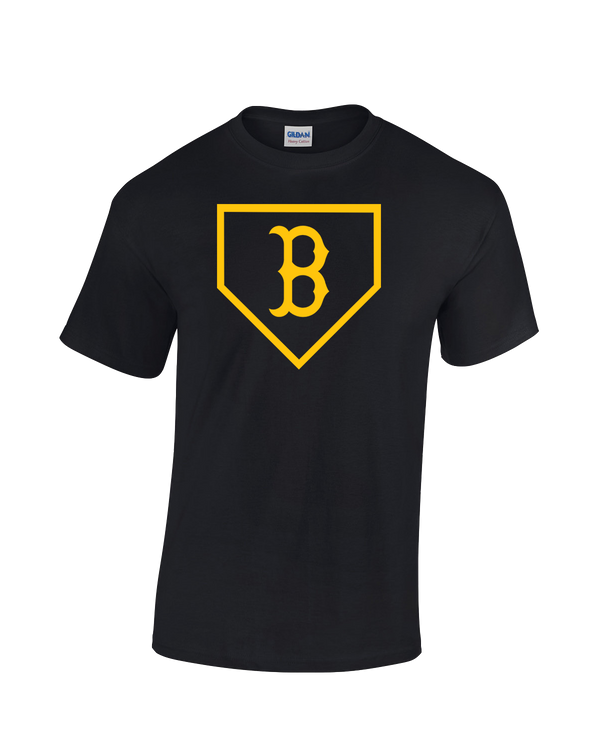 Burnsville HS Baseball Plate Logo - Cotton T-Shirt