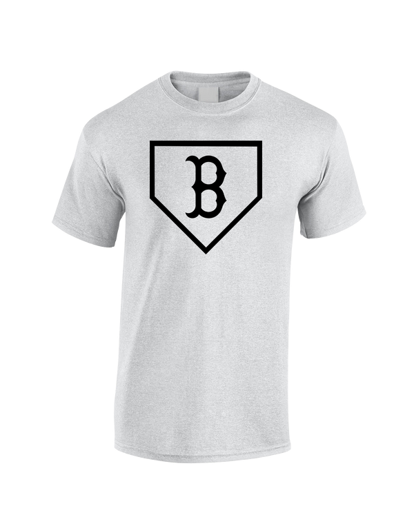 Burnsville HS Baseball Plate Logo - Cotton T-Shirt