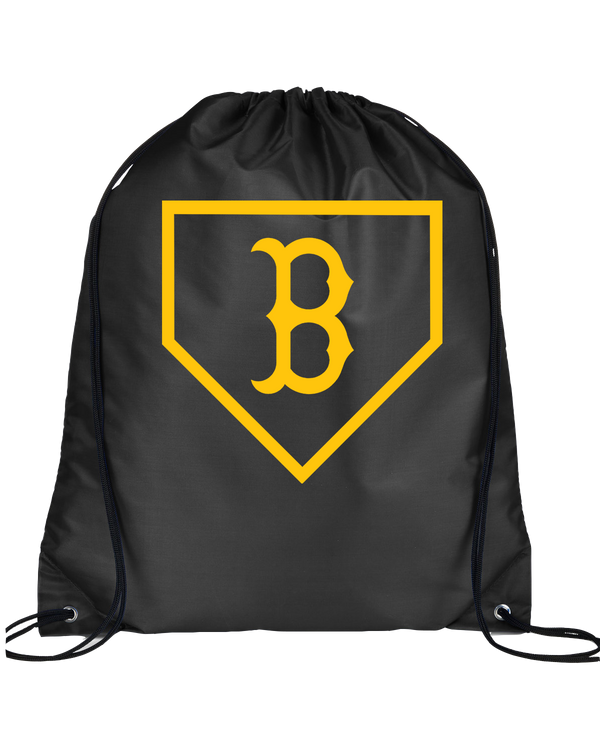 Burnsville HS Baseball Plate Logo - Drawstring Bag