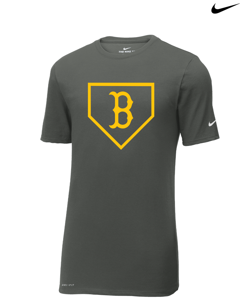 Burnsville HS Baseball Plate Logo - Nike Cotton Poly Dri-Fit
