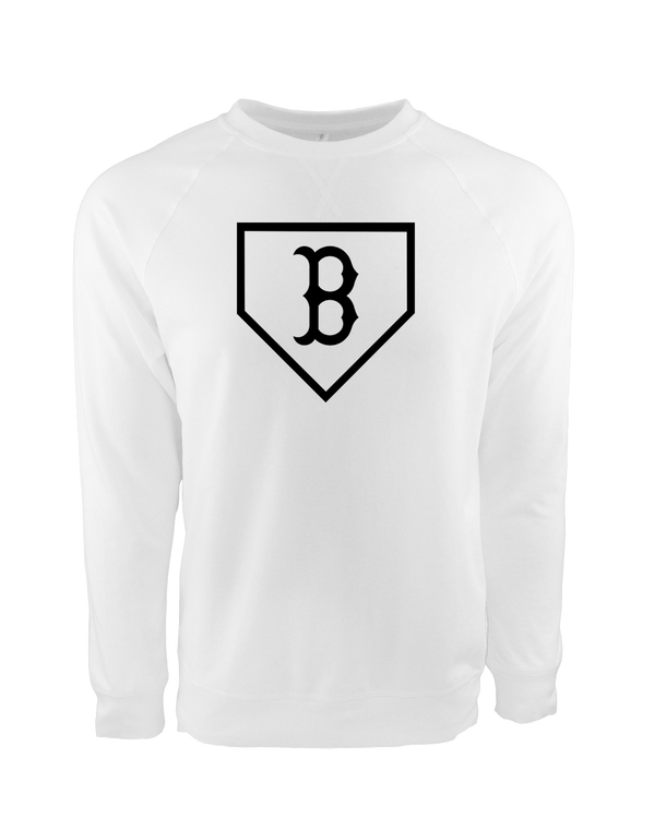 Burnsville HS Baseball Plate Logo - Crewneck Sweatshirt