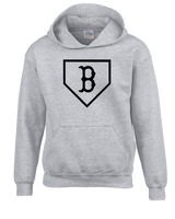 Burnsville HS Baseball Plate Logo - Cotton Hoodie