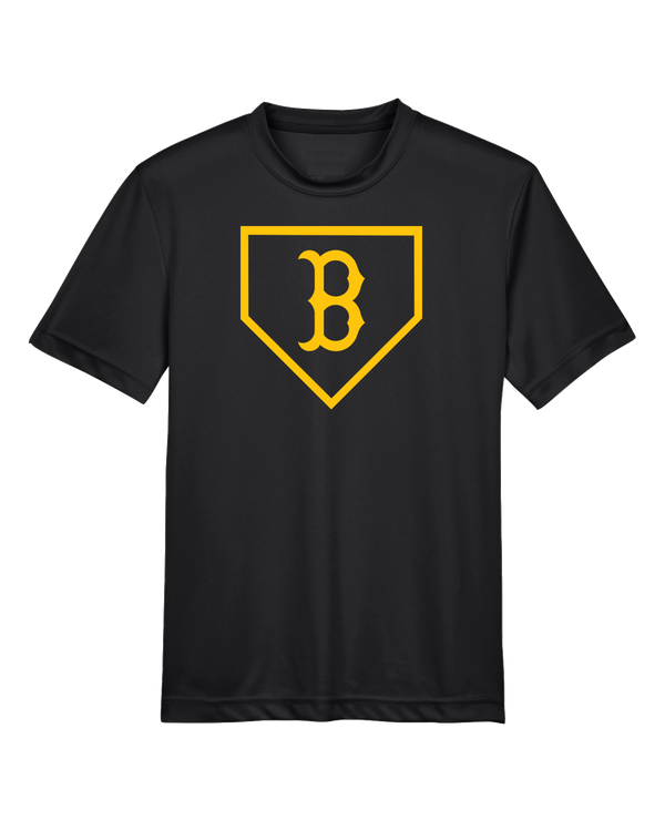 Burnsville HS Baseball Plate Logo - Youth Performance T-Shirt