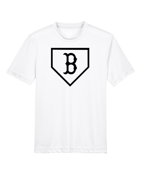 Burnsville HS Baseball Plate Logo - Youth Performance T-Shirt