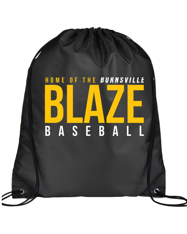 Burnsville HS Baseball Screen - Drawstring Bag