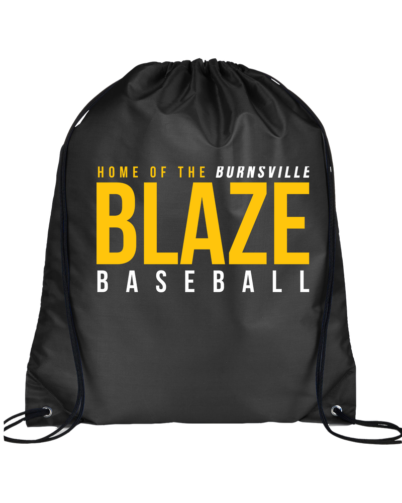 Burnsville HS Baseball Screen - Drawstring Bag