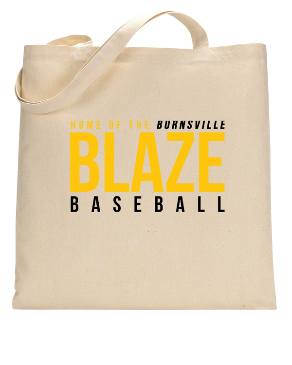 Burnsville HS Baseball Screen - Tote Bag