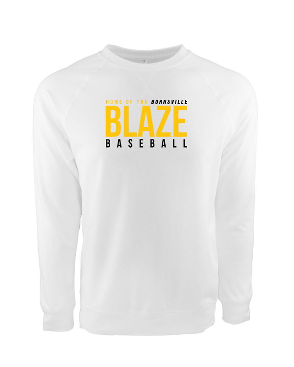 Burnsville HS Baseball Screen - Crewneck Sweatshirt