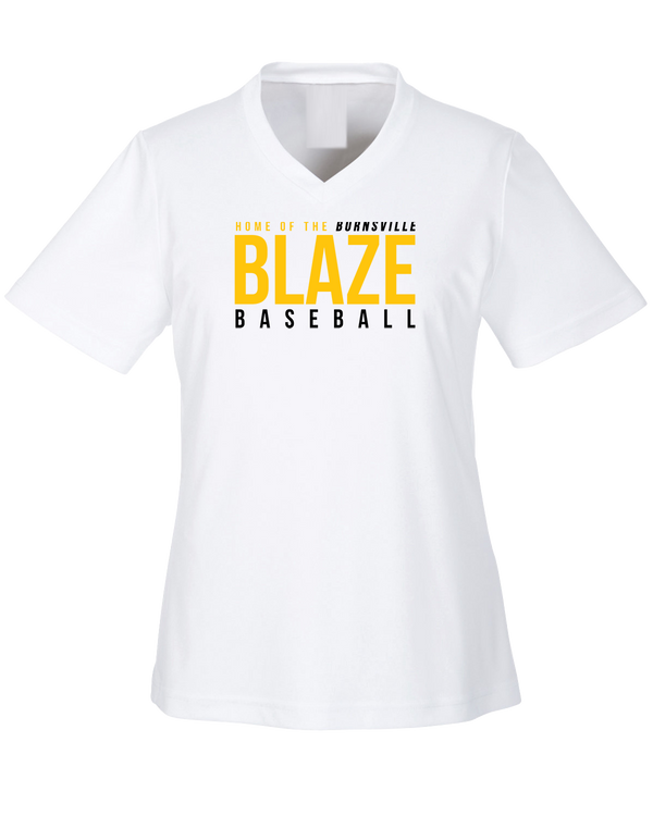 Burnsville HS Baseball Screen - Womens Performance Shirt