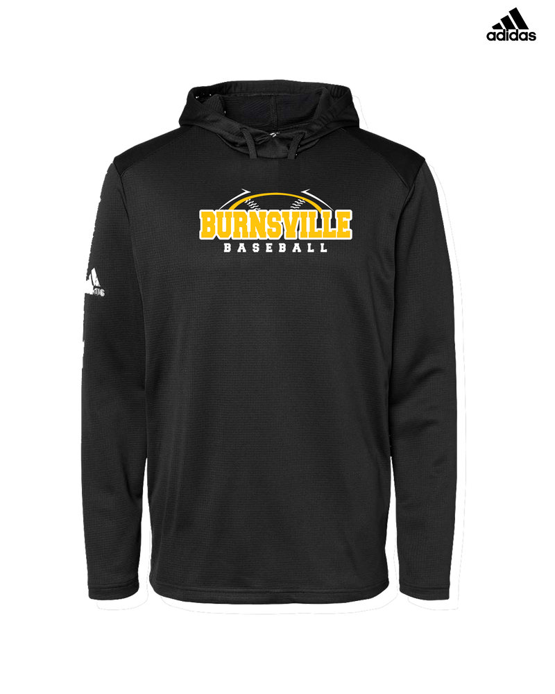 Burnsville HS Baseball Twill - Adidas Men's Hooded Sweatshirt