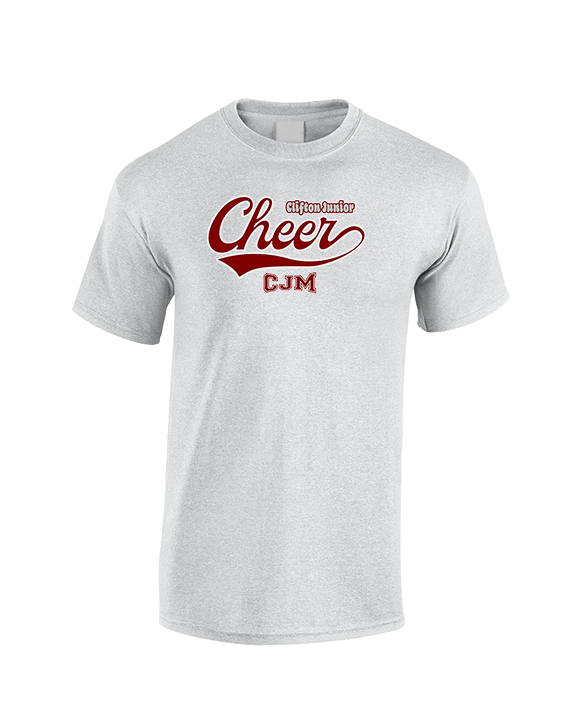 CJM HS Cheer Cheer Banner - Cotton T-Shirt
