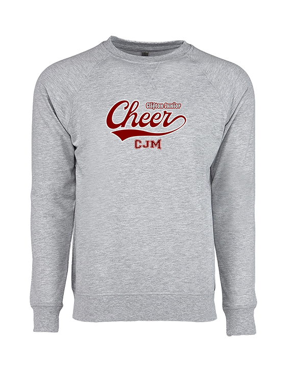 CJM HS Cheer Cheer Banner - Crewneck Sweatshirt