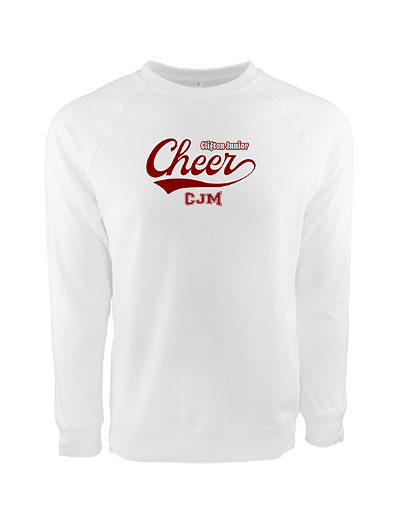 CJM HS Cheer Cheer Banner - Crewneck Sweatshirt