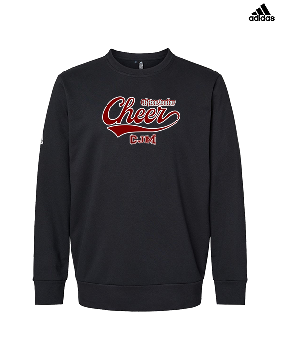 CJM HS Cheer Cheer Banner - Mens Adidas Crewneck