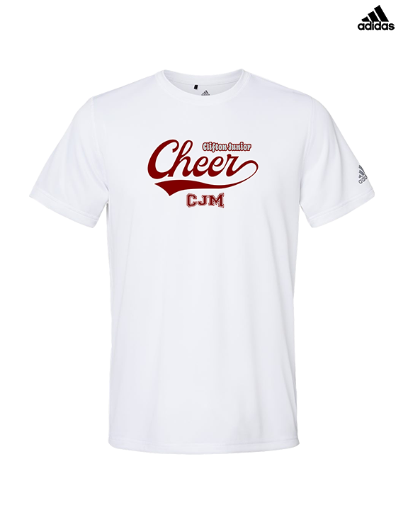 CJM HS Cheer Cheer Banner - Mens Adidas Performance Shirt