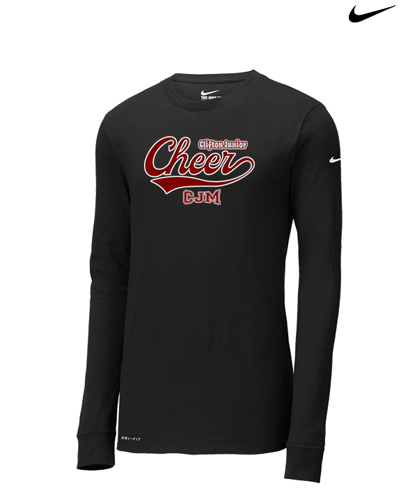 CJM HS Cheer Cheer Banner - Mens Nike Longsleeve