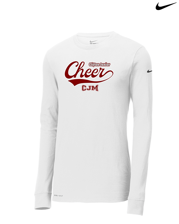 CJM HS Cheer Cheer Banner - Mens Nike Longsleeve