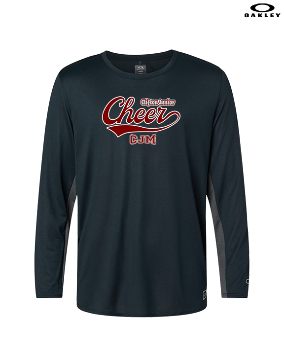 CJM HS Cheer Cheer Banner - Mens Oakley Longsleeve