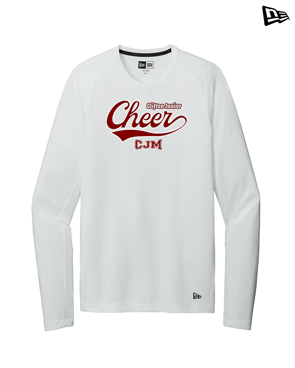CJM HS Cheer Cheer Banner - New Era Performance Long Sleeve