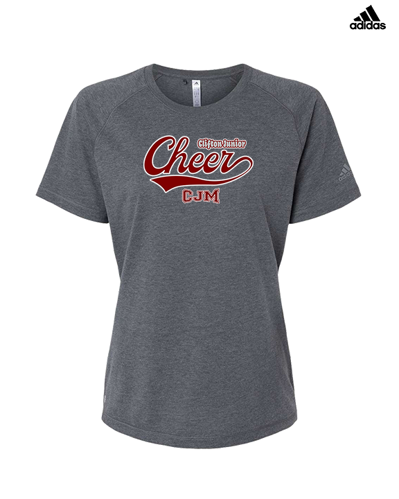 CJM HS Cheer Cheer Banner - Womens Adidas Performance Shirt