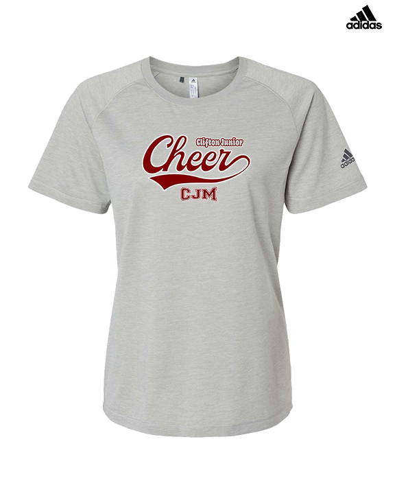 CJM HS Cheer Cheer Banner - Womens Adidas Performance Shirt