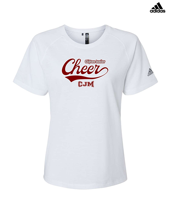 CJM HS Cheer Cheer Banner - Womens Adidas Performance Shirt
