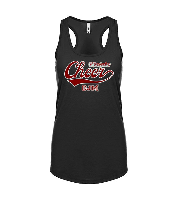 CJM HS Cheer Cheer Banner - Womens Tank Top