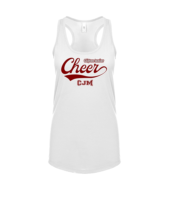 CJM HS Cheer Cheer Banner - Womens Tank Top