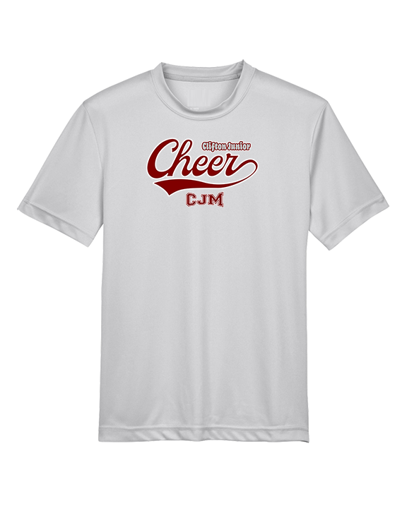 CJM HS Cheer Cheer Banner - Youth Performance Shirt