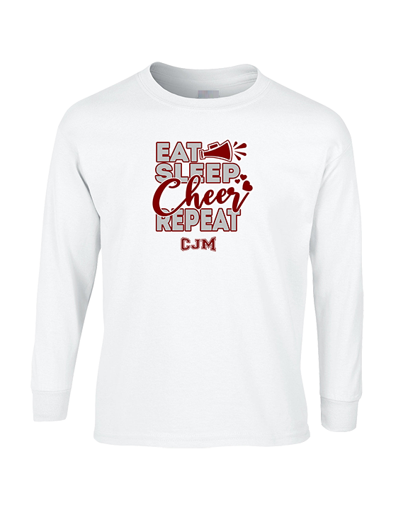 CJM HS Cheer Eat Sleep Cheer - Cotton Longsleeve