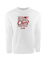 CJM HS Cheer Eat Sleep Cheer - Crewneck Sweatshirt