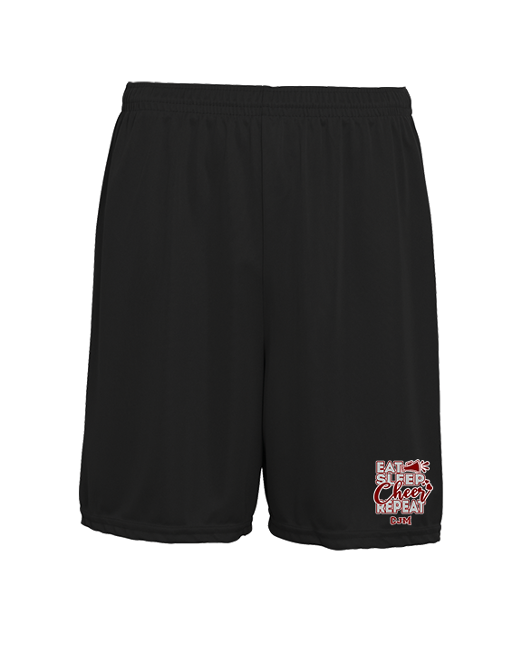 CJM HS Cheer Eat Sleep Cheer - Mens 7inch Training Shorts