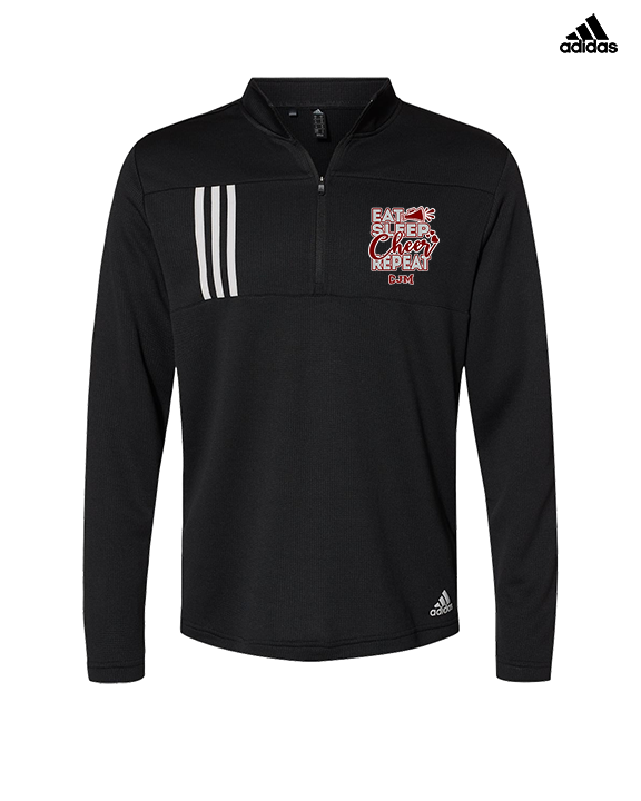 CJM HS Cheer Eat Sleep Cheer - Mens Adidas Quarter Zip