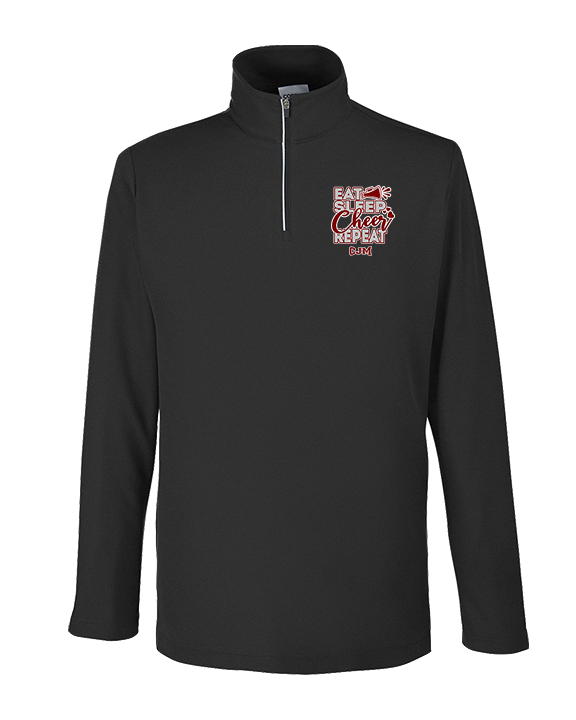 CJM HS Cheer Eat Sleep Cheer - Mens Quarter Zip