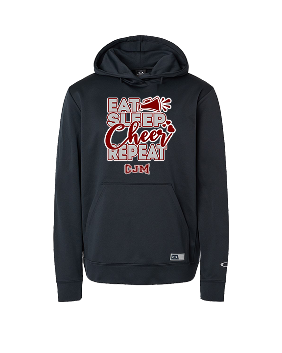 CJM HS Cheer Eat Sleep Cheer - Oakley Performance Hoodie