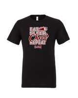 CJM HS Cheer Eat Sleep Cheer - Tri-Blend Shirt