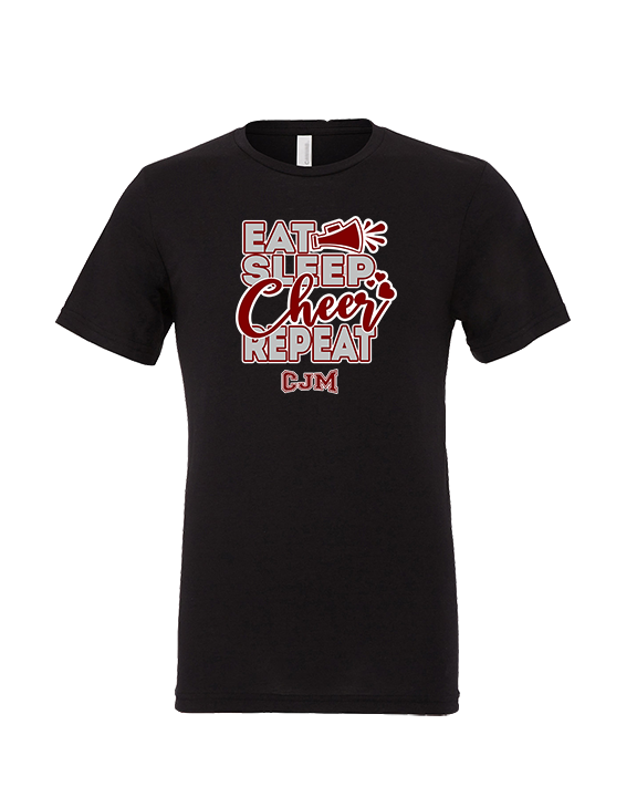 CJM HS Cheer Eat Sleep Cheer - Tri-Blend Shirt