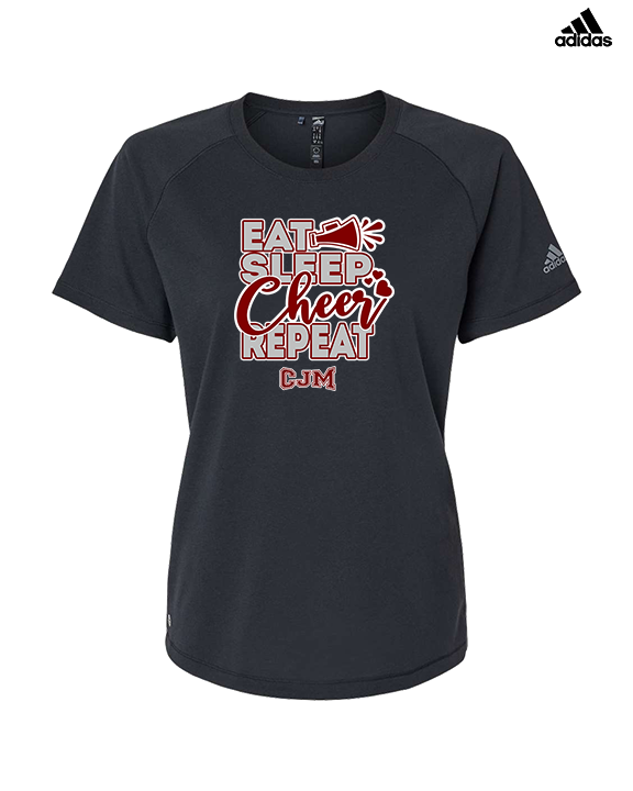 CJM HS Cheer Eat Sleep Cheer - Womens Adidas Performance Shirt