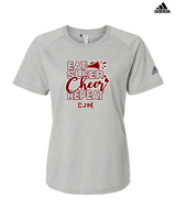 CJM HS Cheer Eat Sleep Cheer - Womens Adidas Performance Shirt