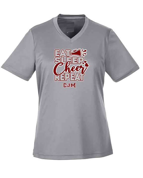CJM HS Cheer Eat Sleep Cheer - Womens Performance Shirt